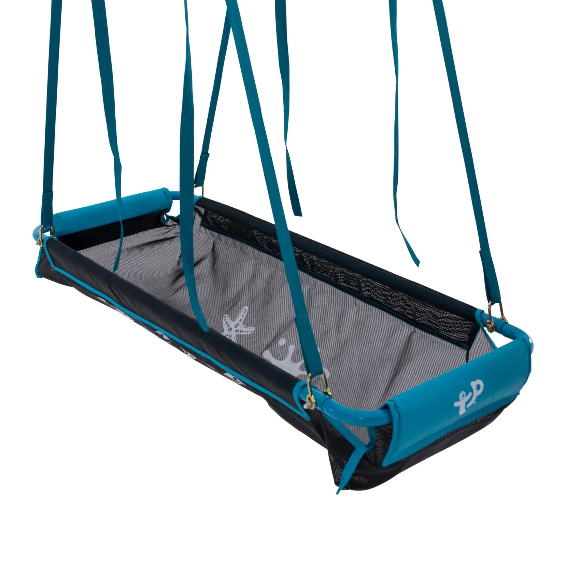 TP Knightswood Double Wooden Swing & Slide with Rapide Seat & Pirate Boat Seat