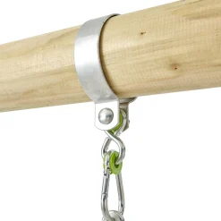 TP Knightswood Double Wooden Swing Set