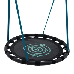TP Knightswood Single Wooden Swing Set With Nest Swing - FSC® certified
