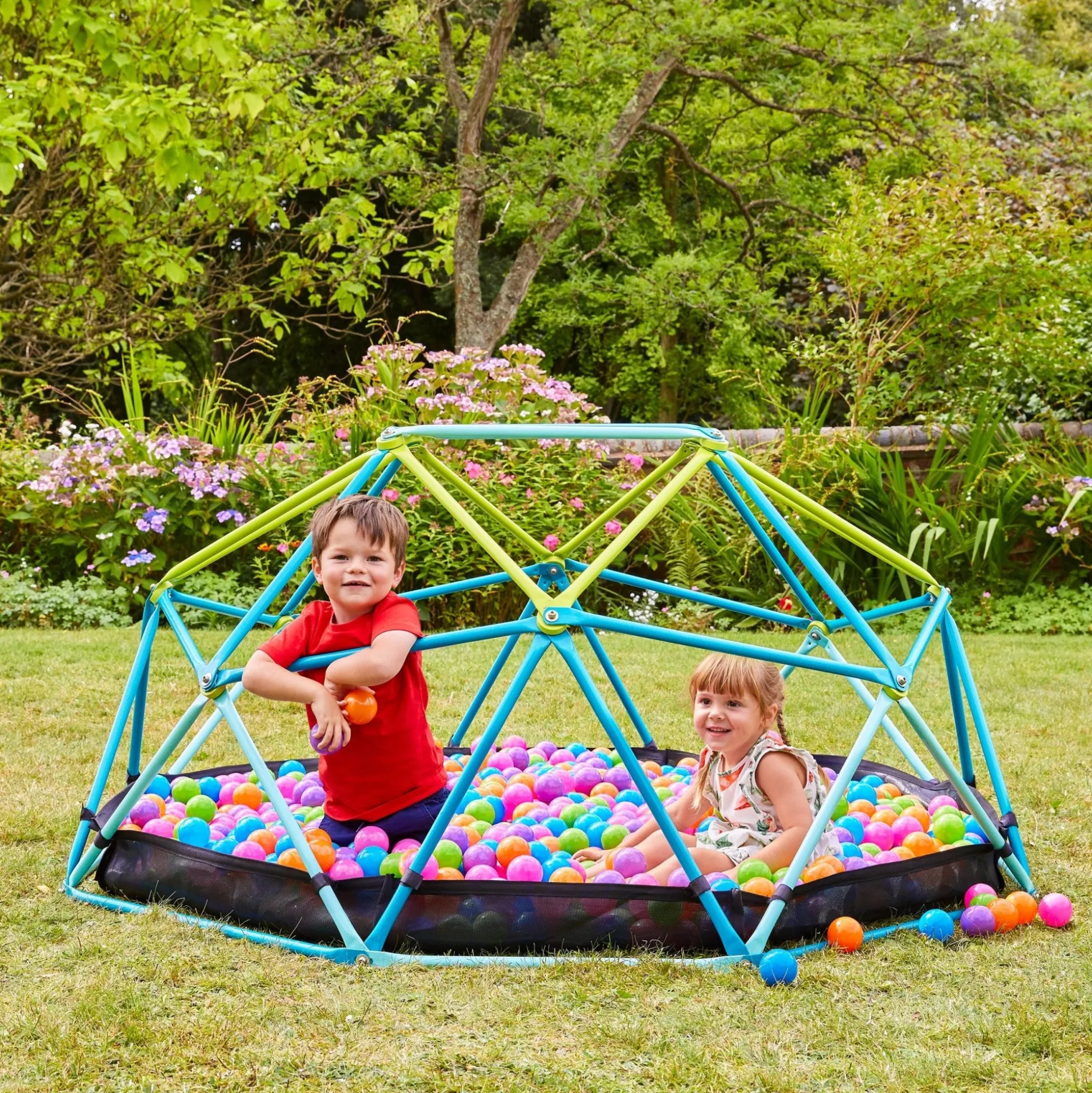 TP 1.9m Metal Climbing Dome & Sandpit