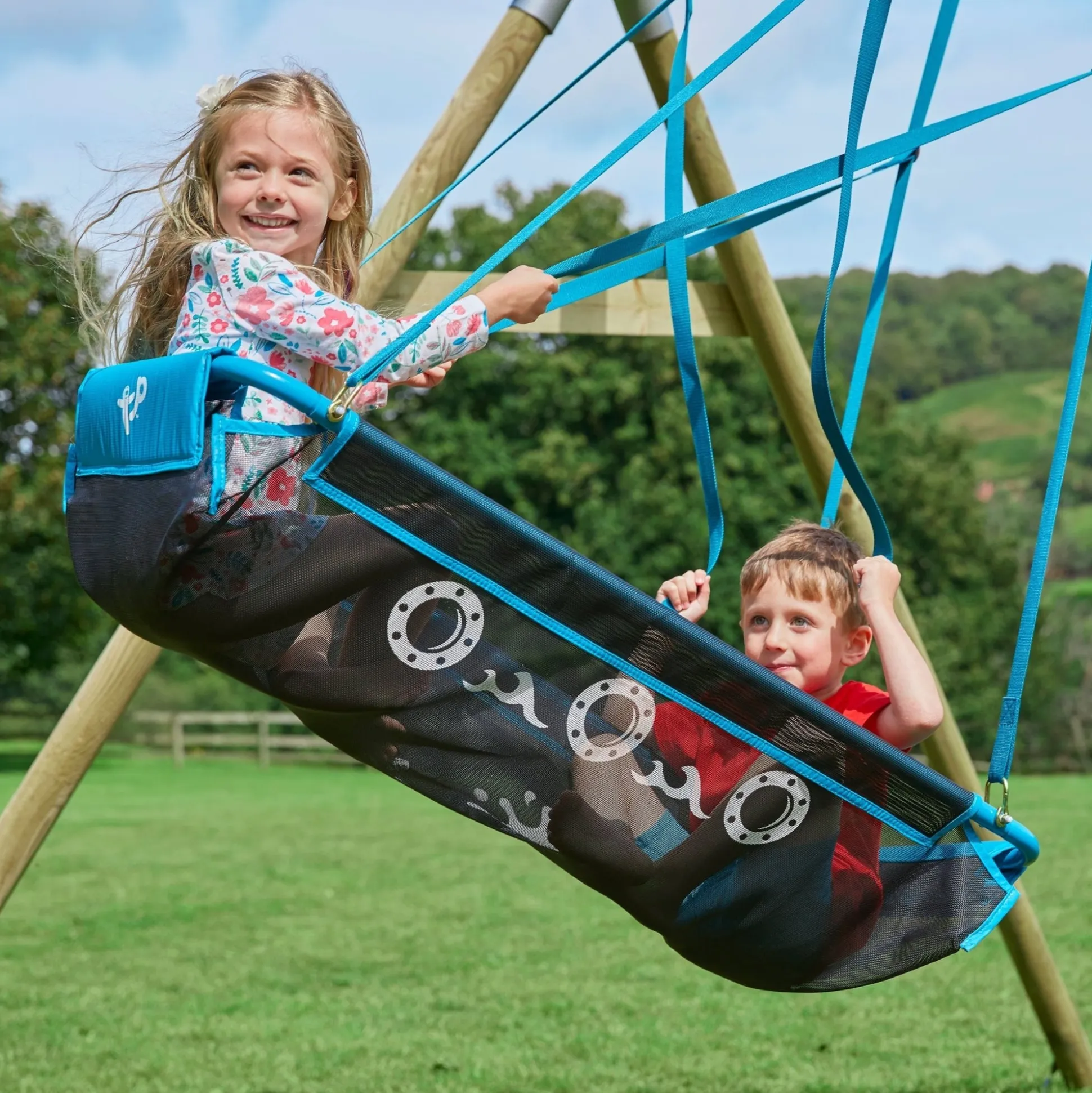 TP Pirate Swing Boat Swing with Duo Ride Brackets for Metal Swings