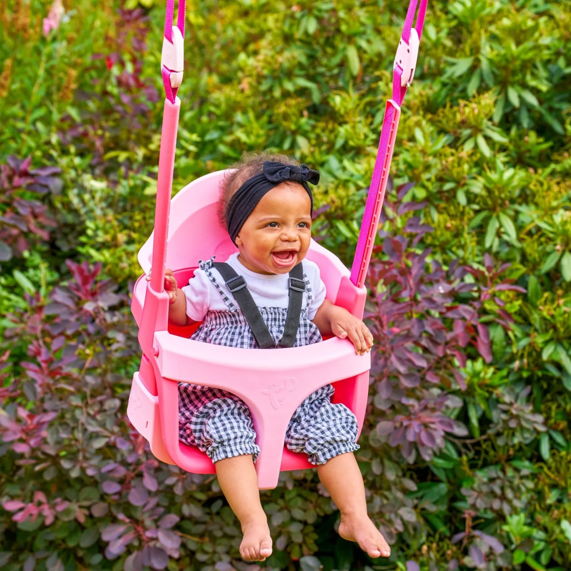 TP Quadpod® Pink Baby Swing Seat