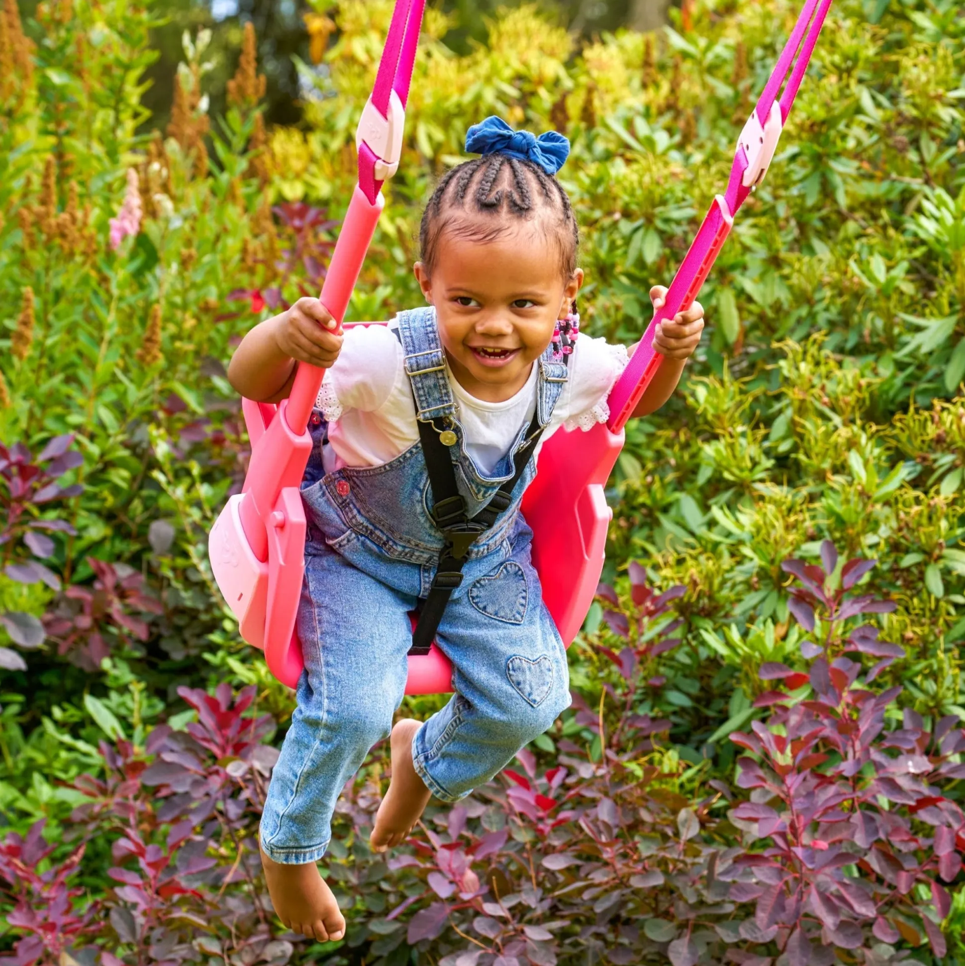 TP Quadpod® Pink Baby Swing Seat