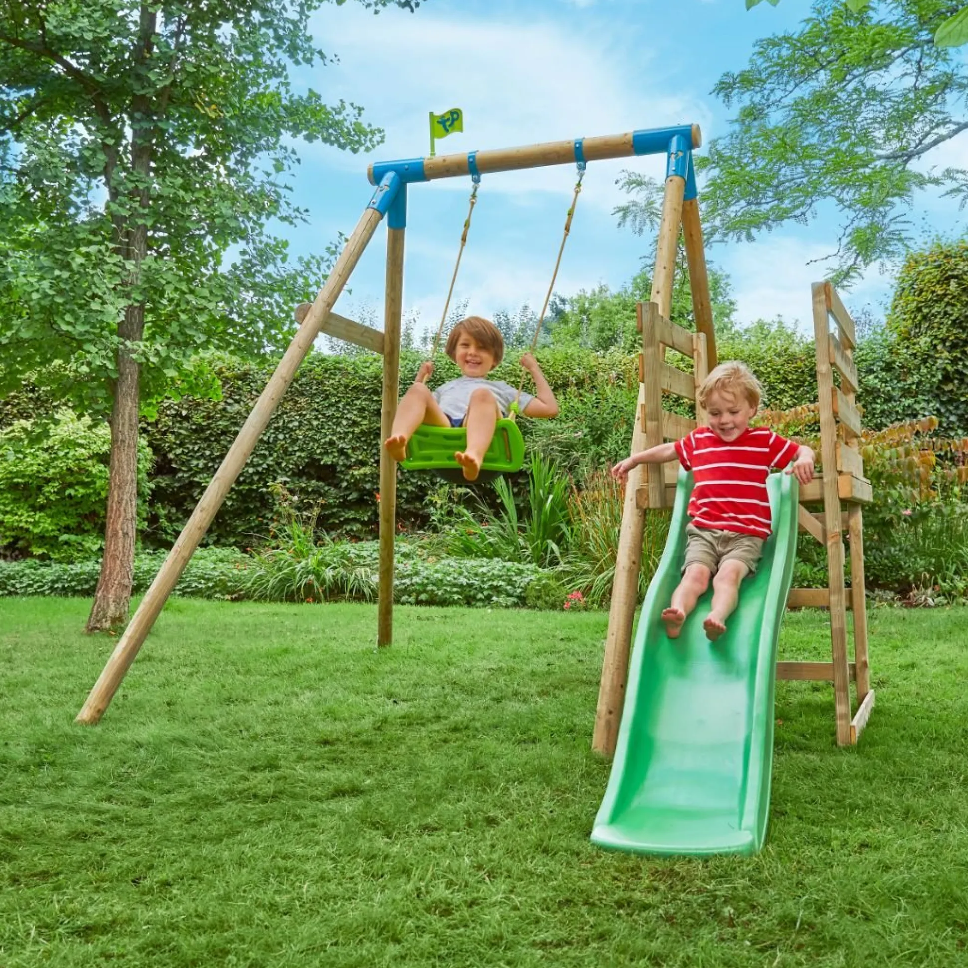 TP Robin Swing with Roped Rapide Seat and 6ft Slide Set