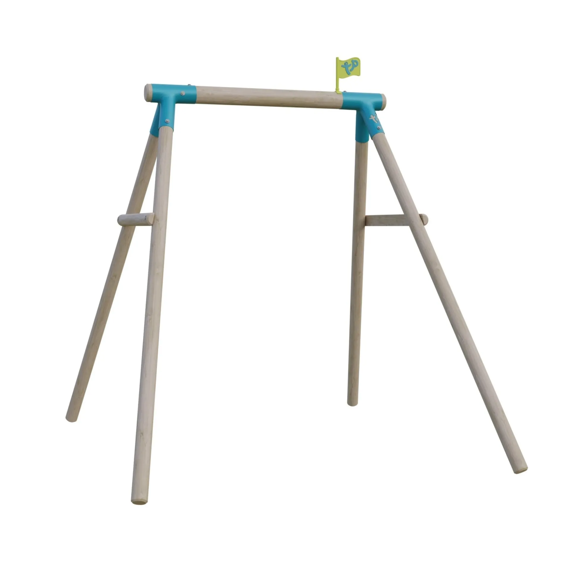TP Sherwood Single Wooden Swing Frame - PEFC certified