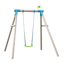 TP Sherwood Single Wooden Swing Set - PEFC certified