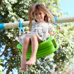 TP Sherwood Triple Wooden Swing Set with Glide Ride - PEFC certified