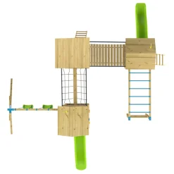 TP Skywood Three Tower Climbing Frame Play Set - FSC® certified