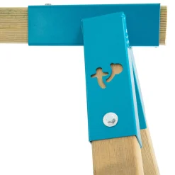 TP Skywood Wooden Tower Climbing Frame with Ripple Slide, Sky Bridge, Mini Tower & Double Swing Arm - FSC® certified