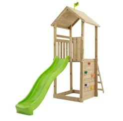 TP Skywood Wooden Tower Climbing Frame with Ripple Slide - FSC® certified