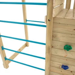 TP Skywood Wooden Tower Climbing Frame with Ripple Slide & Sky Deck - FSC® certified