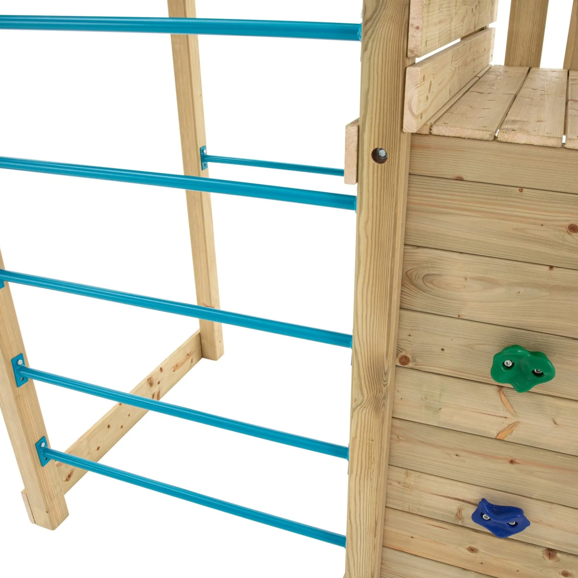 TP Skywood Wooden Tower Climbing Frame with Ripple Slide & Sky Deck - FSC® certified