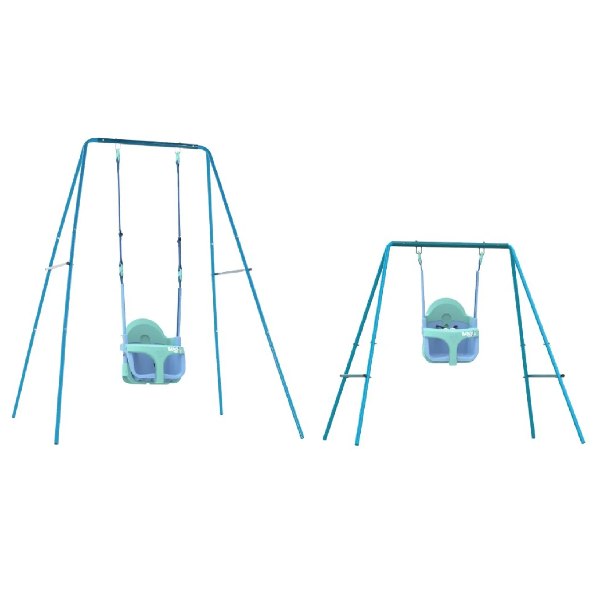 TP Small to Tall 2 in 1 Metal Swing Set with Bluey Quadpod