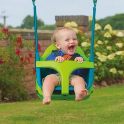 TP Small to Tall 2 in 1 Metal Swing Set with Quadpod