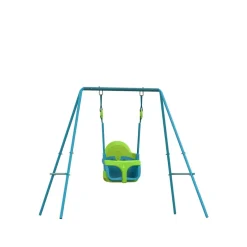 TP Small to Tall 2 in 1 Metal Swing Set with Quadpod