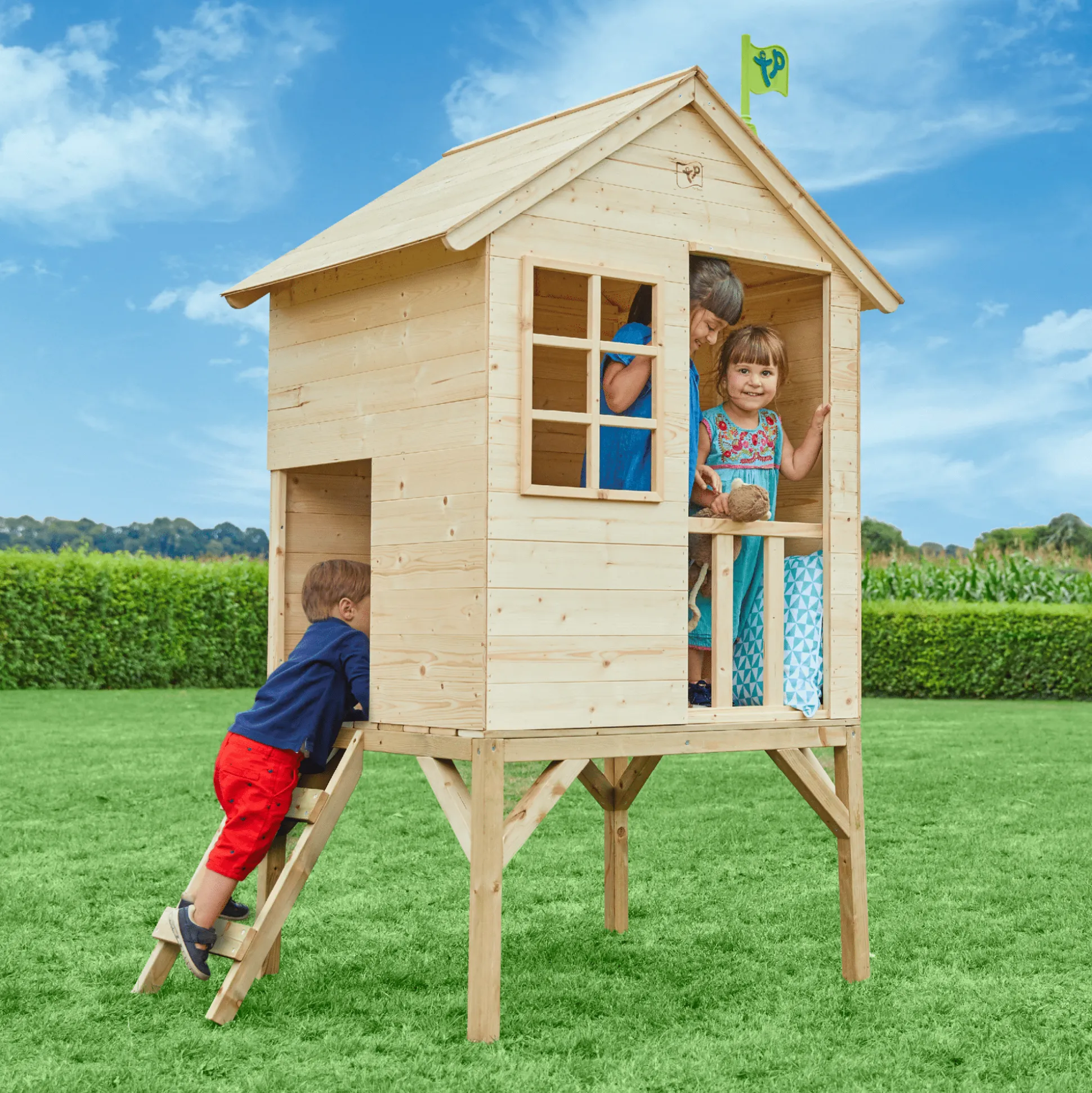 TP Sunnyside Wooden Tower Playhouse - FSC® certified