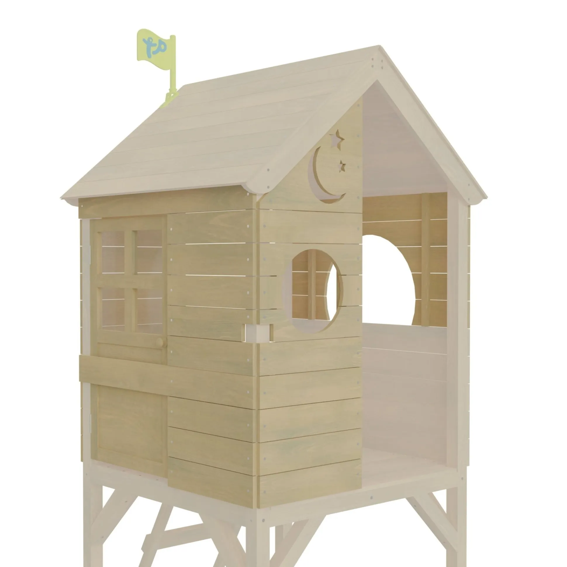 TP Treehouse Wooden Play Tower Wooden Panels- FSC® certified