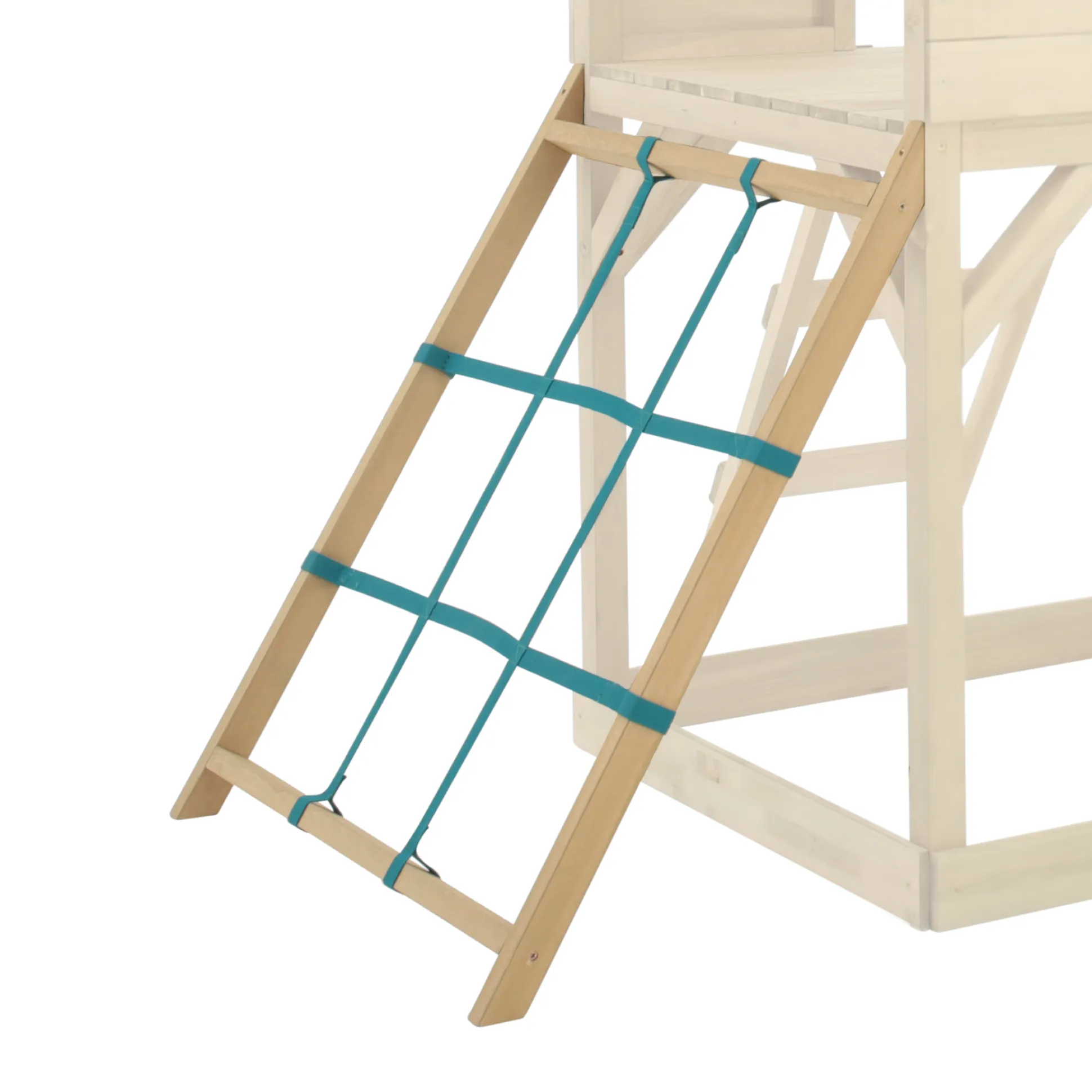TP Treehouse Wooden Play Tower Cargo Net - FSC® certified