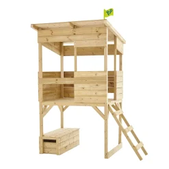 TP Treetops Wooden Tower Playhouse with Toy Box - FSC® certified