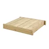 TP Wooden Lidded Sandpit with Dig & Explorer Accessory Kit - FSC® certified