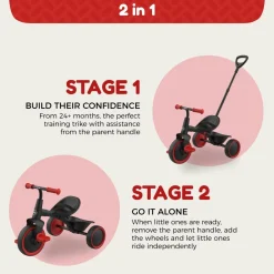 Zoomee 2 in 1 Trike – Firecracker
