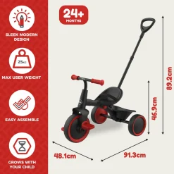 Zoomee 2 in 1 Trike – Firecracker